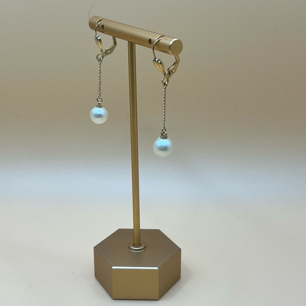 Elegant Pearl Drop Earrings